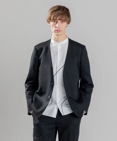 JOSEPH HOMME 【洗えるWOOLセットアップ】ウーステッドバラシャ　ノーカラージャケット