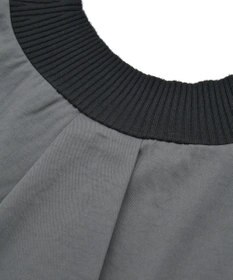 Green Parks 異素材切替ニットチュニック