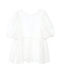 earth music&ecology シアージャガードペプラムチュニック