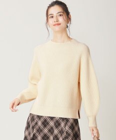 ANY SIS L 【大人百花掲載 ヨンアさん着用】冬のシャルマン ラグランスリーブ ニット