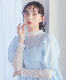 earth music&ecology シアージャガードペプラムチュニック