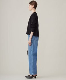 ICB 【洗える】シンプルジャージー クロップドTシャツ