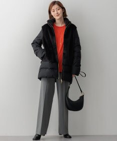 23区 L 【WEB限定カラーあり/洗える】ウーステッドウール ワイドシルエット ニット