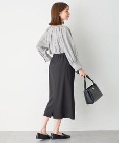 ANY 【手洗い可能】ヨーロピアンリネンギャザーブラウス