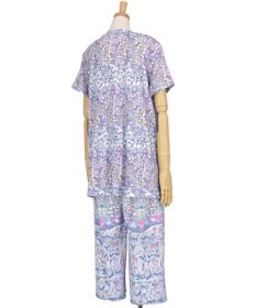 tsumori chisato SLEEP ツモリチサト パジャマ ベア天竺素材(トップス) 綿100%(ボトム) 4分袖 9分丈 レディース UDT113 /ワコール