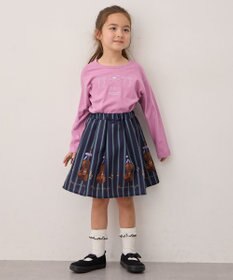 ANY KIDS 【Good Price】 ANY刺繍 長袖Tシャツ