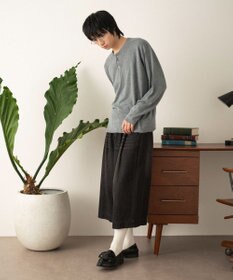 WEGO クロップドワイドデニムパンツ