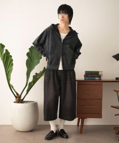 WEGO クロップドワイドデニムパンツ