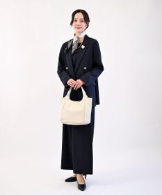 Hekhèr Le Style de Vie 【日本製/セレモニーにも】シュリンクレザー ハンドバッグ medium