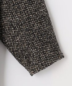 自由区 MANTECOツイード コクーンシルエットコート