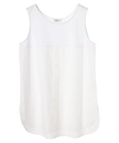 earth music&ecology ＳＥＴ２点カットプルオーバー＋シャツドッキングタンク