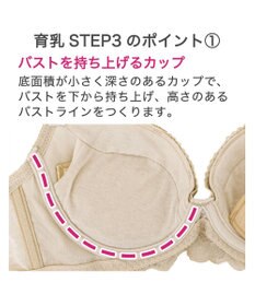 BRADELIS New York 【BRADELIS New York ブラデリス】ジャクリーンステップ3ブラ24A1 育乳補整 補正 ブラジャー 下着 幅狭ワイヤーでバストを整える