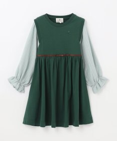 組曲 KIDS 【110-140cm】シェイプドカット ワンピース