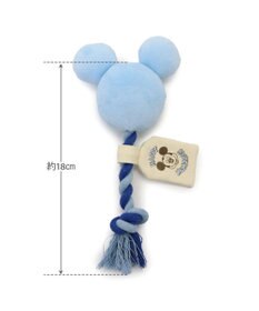 PET PARADISE ディズニー ミッキーマウス 風船ロープ トイ 《ブルー》 小型犬