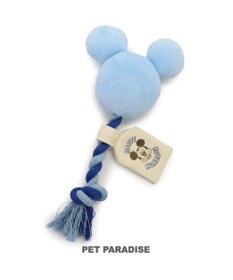 PET PARADISE ディズニー ミッキーマウス 風船ロープ トイ 《ブルー》 小型犬