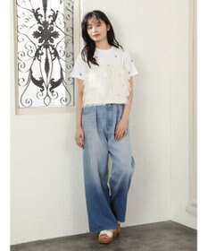 Green Parks ・ＥＬＥＮＣＡＲＥ　ＤＵＥ　２ｗａｙラメチュールフリルキャミ