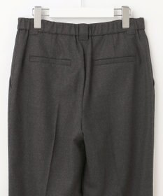 自由区 【洗える】ウォッシャブルハイカウントフラノ ストレートパンツ