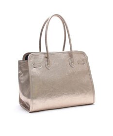 A.D.M.J. 【牛革】クラックメタル/イタリアンレザー前金具付トートL