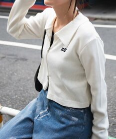 WEGO ヴィンテージウォッシュWZIPトップス