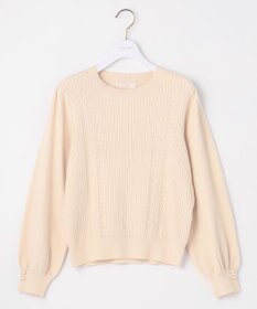 ANY SIS 【CICA加工】ケーブルポイント ニット