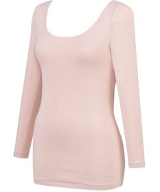 Wing あったかインナー オーガニックコットン混 やわらかくやさしい肌ざわり 【綿の贅沢オーガニック】 綿混 保温性 8分袖 長袖 秋 冬 EL4831ウイング／ワコール