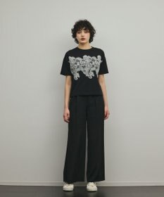 GRACE CONTINENTAL シアーワイドパンツ