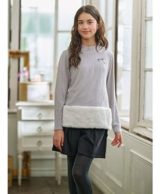 組曲 KIDS 【150-160㎝】ファー トレーナー