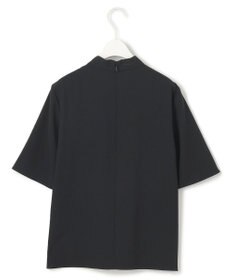 ICB L 【洗える】ストレッチジョーゼット ハイネックブラウス