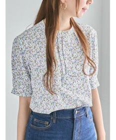 Te chichi パターンアソート5分袖ボウタイブラウス