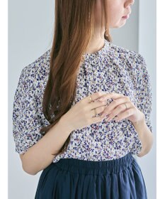 Te chichi パターンアソート5分袖ボウタイブラウス