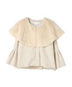 Green Parks ■ＥＳＣＡＲ　フラッフィーケープ付ショートコート