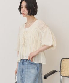 AMERICAN HOLIC フロントリボンブラウス