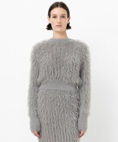 NAVE 【ReNAVE・洗える】メルティーシャギーニット プルオーバー