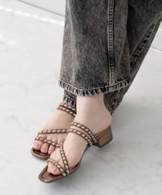Bridget Birkin 【Bridget Birkin】キラキラ編み込みサンダル
