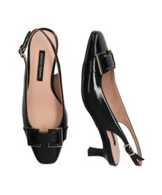 Bridget Birkin 【PARADIS COULEUR】スクエアトウバックルバックバンドパンプス