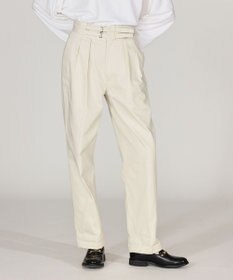 LENO DOUBLE BELTED GURKHA TROUSERS 《UNISEX》 ダブルベルトグルカパンツ