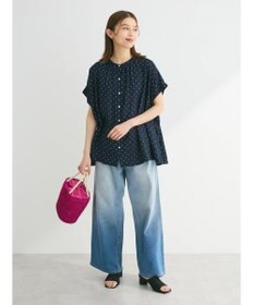 Green Parks アソート柄さらっとレーヨンブラウス