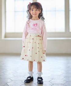 ANY KIDS 【Strawberry Collection】アートプリント 長袖Tシャツ