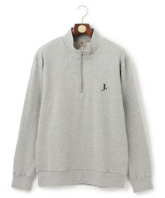 J.PRESS MEN 【WEB限定】J刺繍ハーフジップスウェット