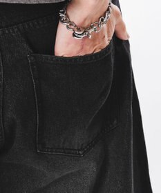 WEGO 【ユニセックス着用ITEM】カーブデニムパンツ