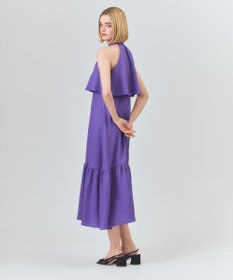 GRACE CONTINENTAL リネンライクホルタードレス