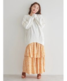 AMERICAN HOLIC ティアードエスニックプリントスカート