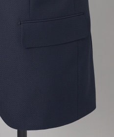 GOTAIRIKU 【御幸毛織】ドライスピナーツイルストレッチスーツ_ネイビー格子