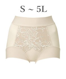 BRADELIS New York 【BRADELIS NewYork peace】綿混フィットレースショーツ25 深め 補正下着 ヒップアップ 美尻