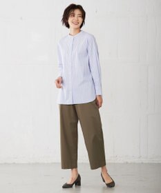 J.PRESS LADIES 【洗える】 ストレッチツイル セミワイド ベイカー パンツ