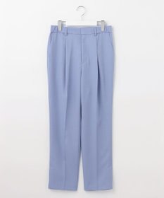 自由区 【接触冷感・速乾・UVケア・撥水・防シワ・XSサイズあり】リネンライクツィルテーパード パンツ