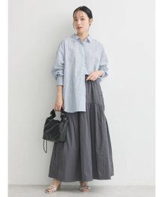 earth music&ecology パールボタンオーバーシャツ