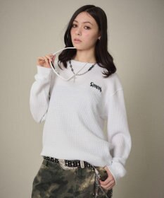 WEGO 【ユニセックス着用ITEM】ワッフルロゴT（長袖）