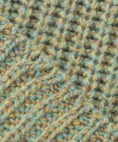 23区 L ウールバルキーカラーミックス ニット