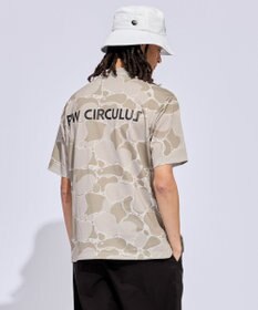 PW CIRCULUS 【MEN】WATER SURFACE プリントモックネックT ゴルフ